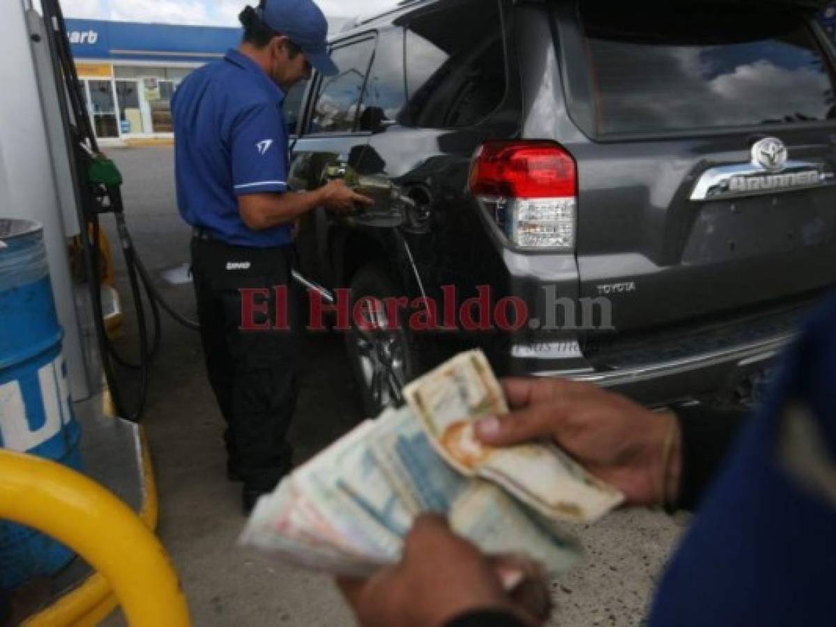 Honduras: Combustibles subirán menos de 1 lempira este lunes