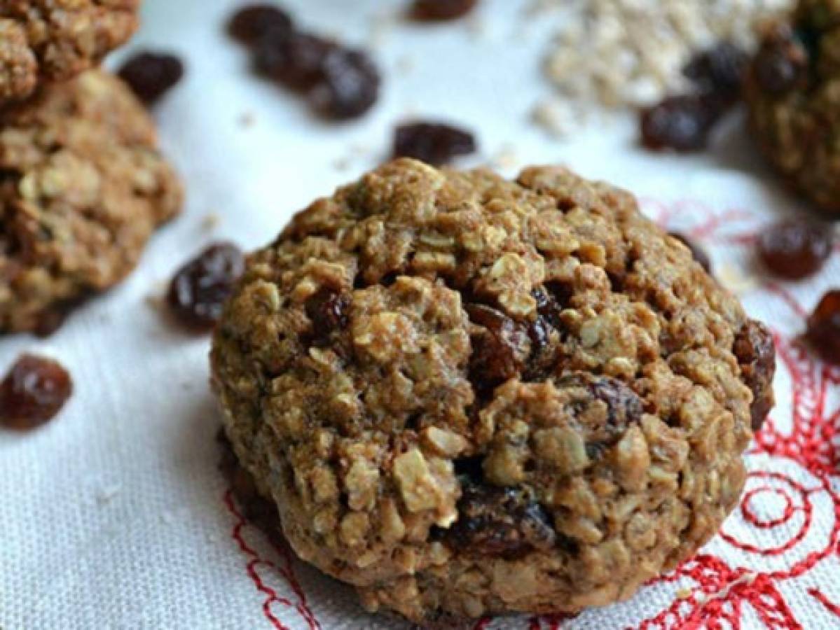 Receta: Deliciosas galletas de avena sin harina ni azúcar