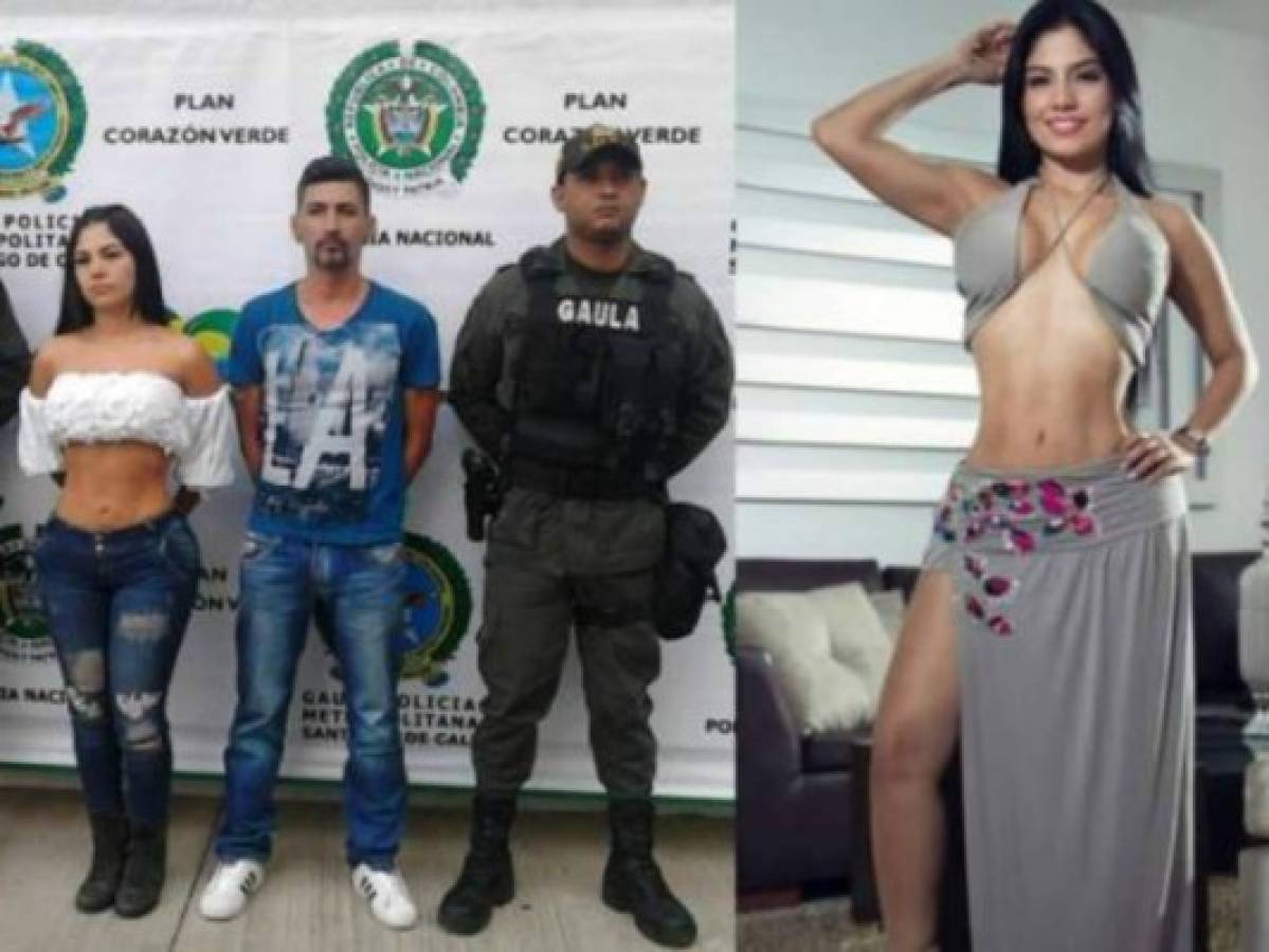 Paulina Karina Díaz García fue detenida junto a ‘La bruja’, un hombre que habría estado encargado de la retención de las víctimas. Foto cortesía Colprensa