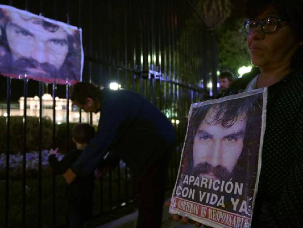 Argentinos conmovidos tras confirmarse muerte de activista Maldonado