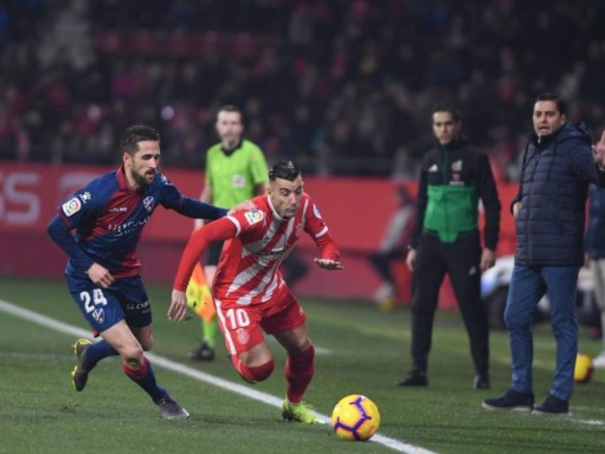 El Huesca venció 2-0 a un Girona que dejó escapar tres puntos en Montilivi