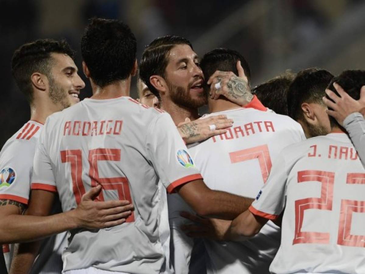 Un doblete de Morata permite a España ganar en Malta y liderar su grupo de Eurocopa-2020