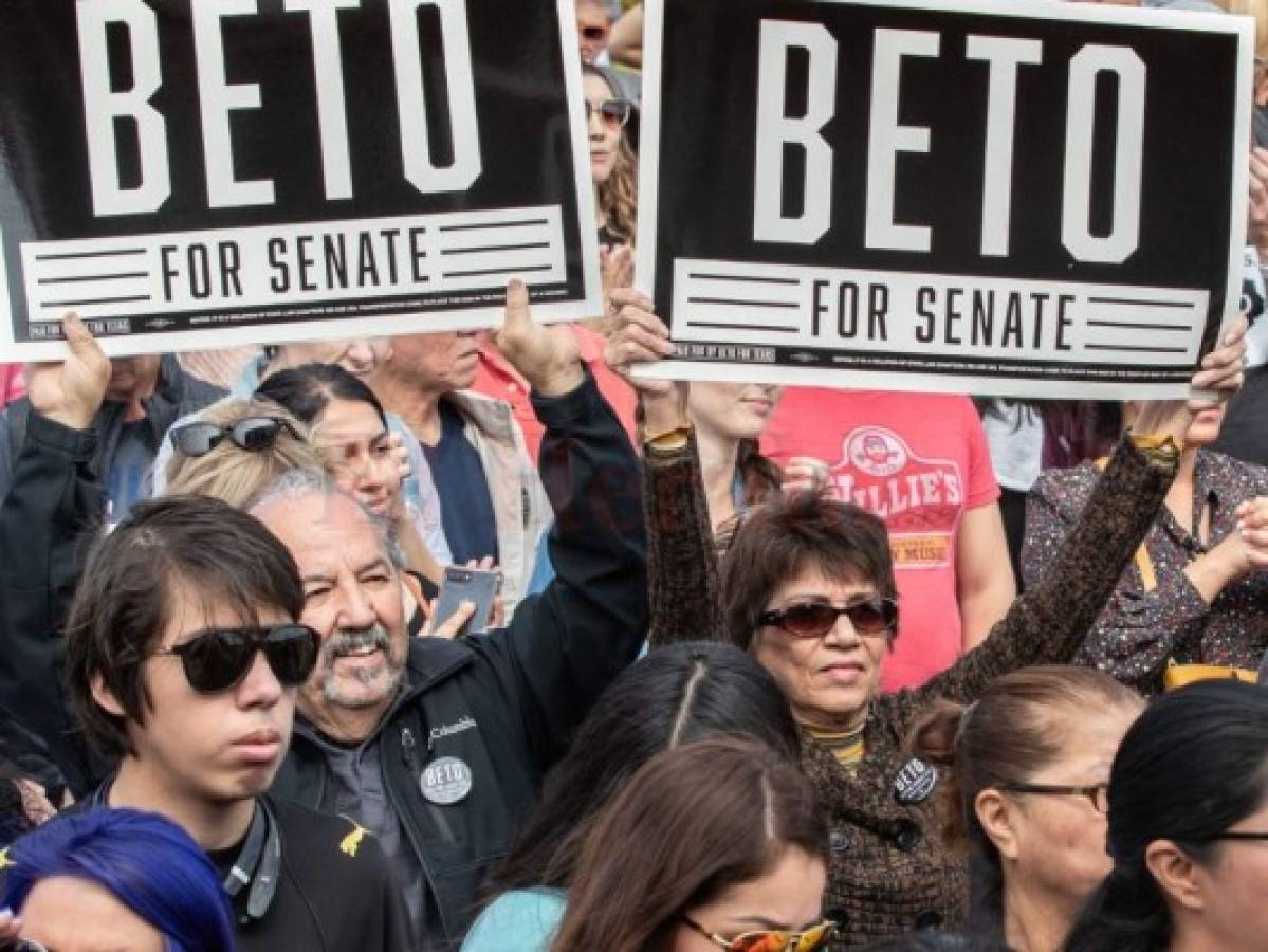 El demócrata Beto O'Rourke se presenta como el favorito en Texas, un estado controlado por los republicanos en medio siglo. Foto: AFP