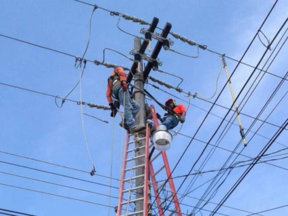 Sectores que estarán sin energía eléctrica este martes 10 de abril en Honduras