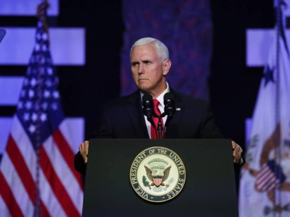 Mike Pence: 'Es el momento de terminar con el régimen de Maduro”