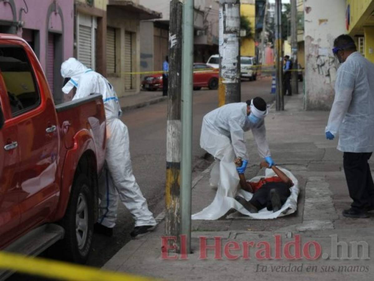 En la escena no se encontraron evidencias de que se trate de una muerte violenta. Foto: Marvin Salgado/El Heraldo.