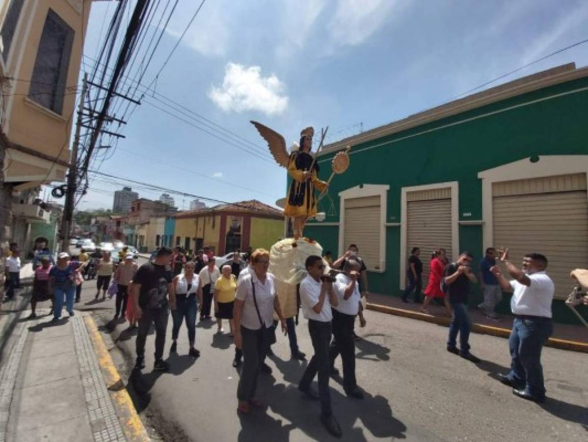 Inicia la fiesta en honor a San Miguel Arcángel, patrón de Tegucigalpa