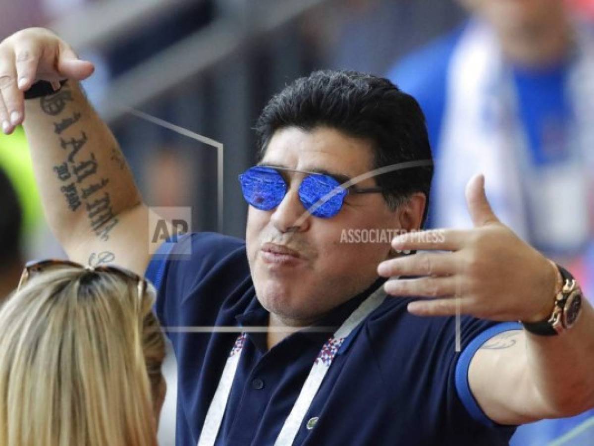 Diego Maradona ve a Francia como 'seria candidata a ganar la Copa del Mundo'