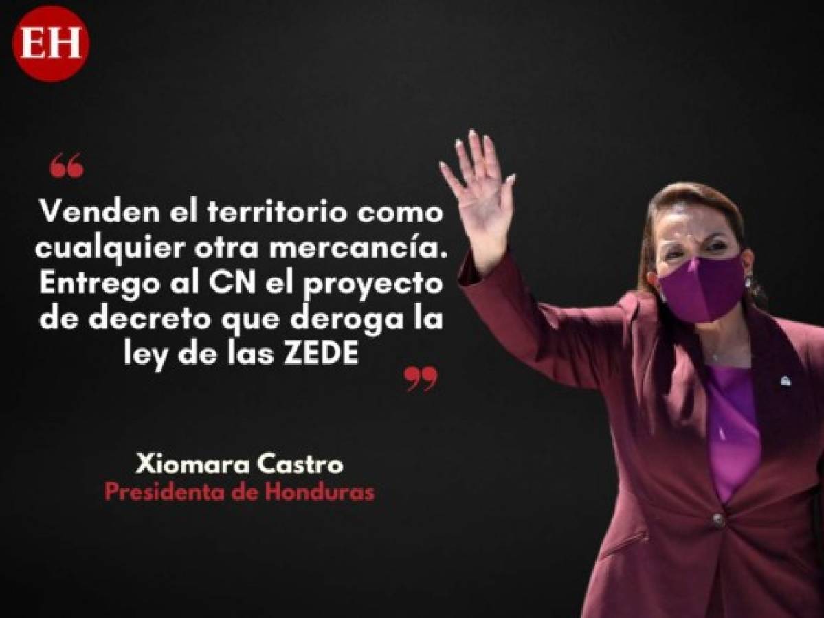 Las frases destacadas de Xiomara Castro en su investidura
