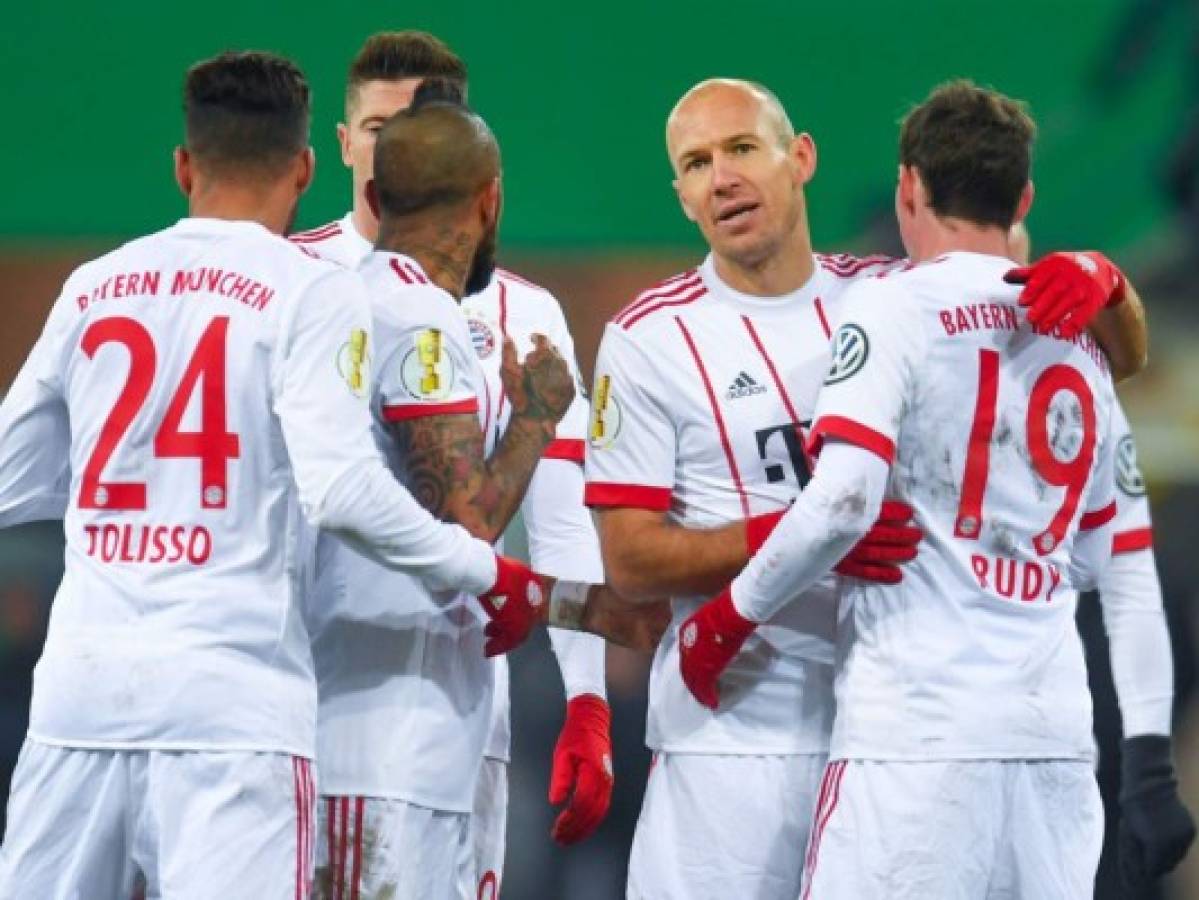 Bayern Múnich pasa a semifinales de la Copa con goleada 6-0 al Paderborn
