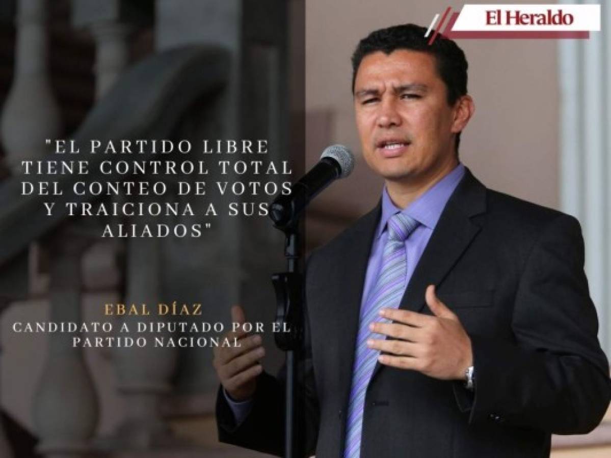 En frases: así se ha pronunciado Ebal Díaz tras señalamientos de fraude electoral