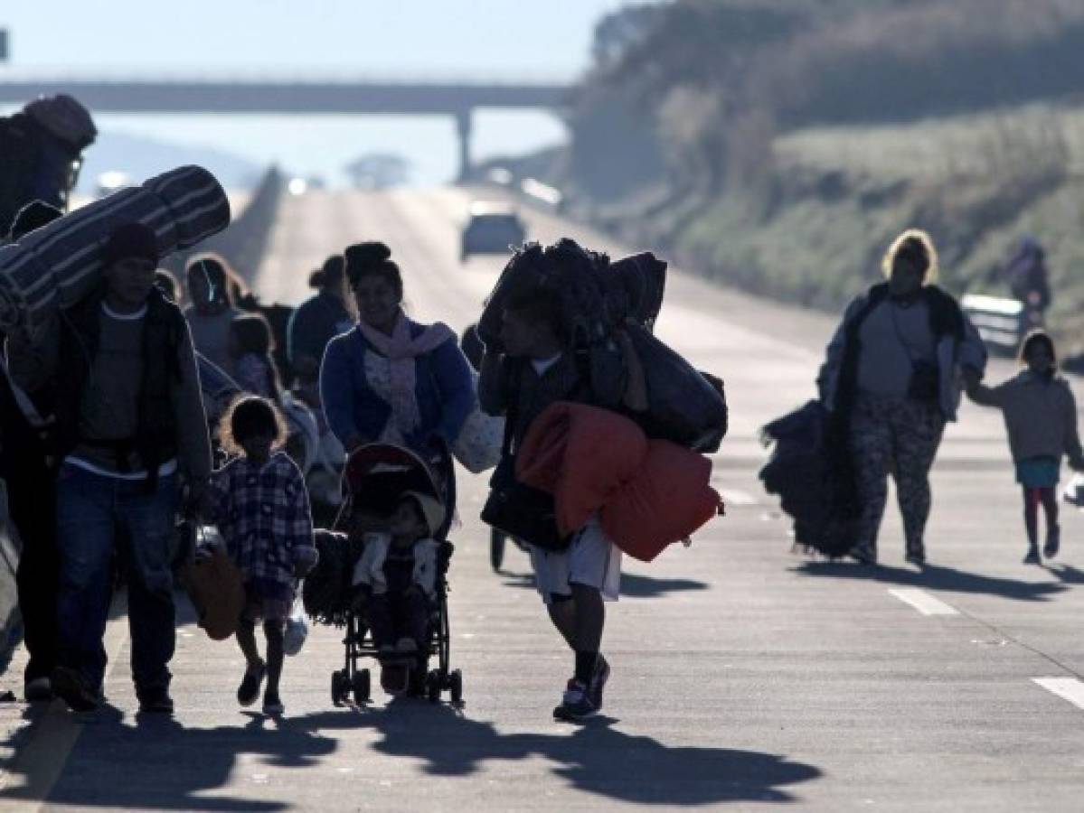 Caravana migrante de hondureños cumple un mes de camino a Estados Unidos