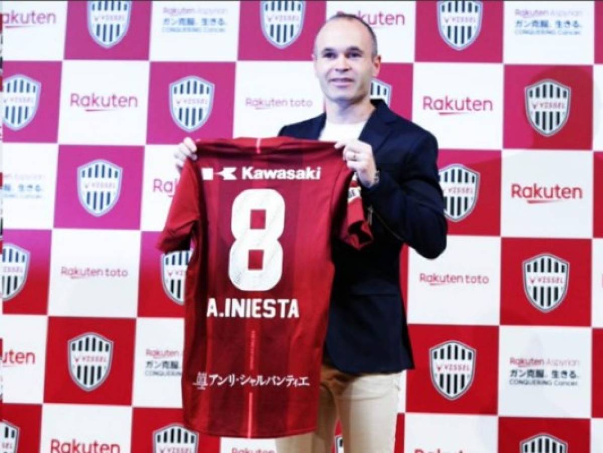 Andrés Iniesta ficha por el equipo japonés Vissel Kobe