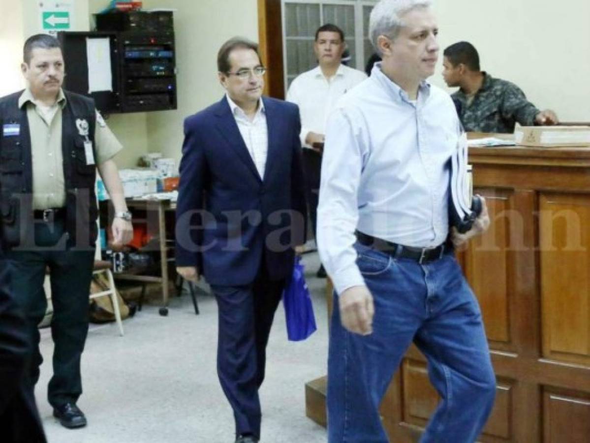 Los tres acusados, Mario Zelaya, Carlos Montes y Javier Pastor, estuvieron presentes durante la evacuación de la investigadora estadounidense, foto: Jimmy Argueta/ EL HERALDO.