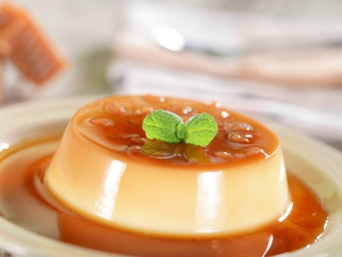 Receta para preparar un rico flan de café