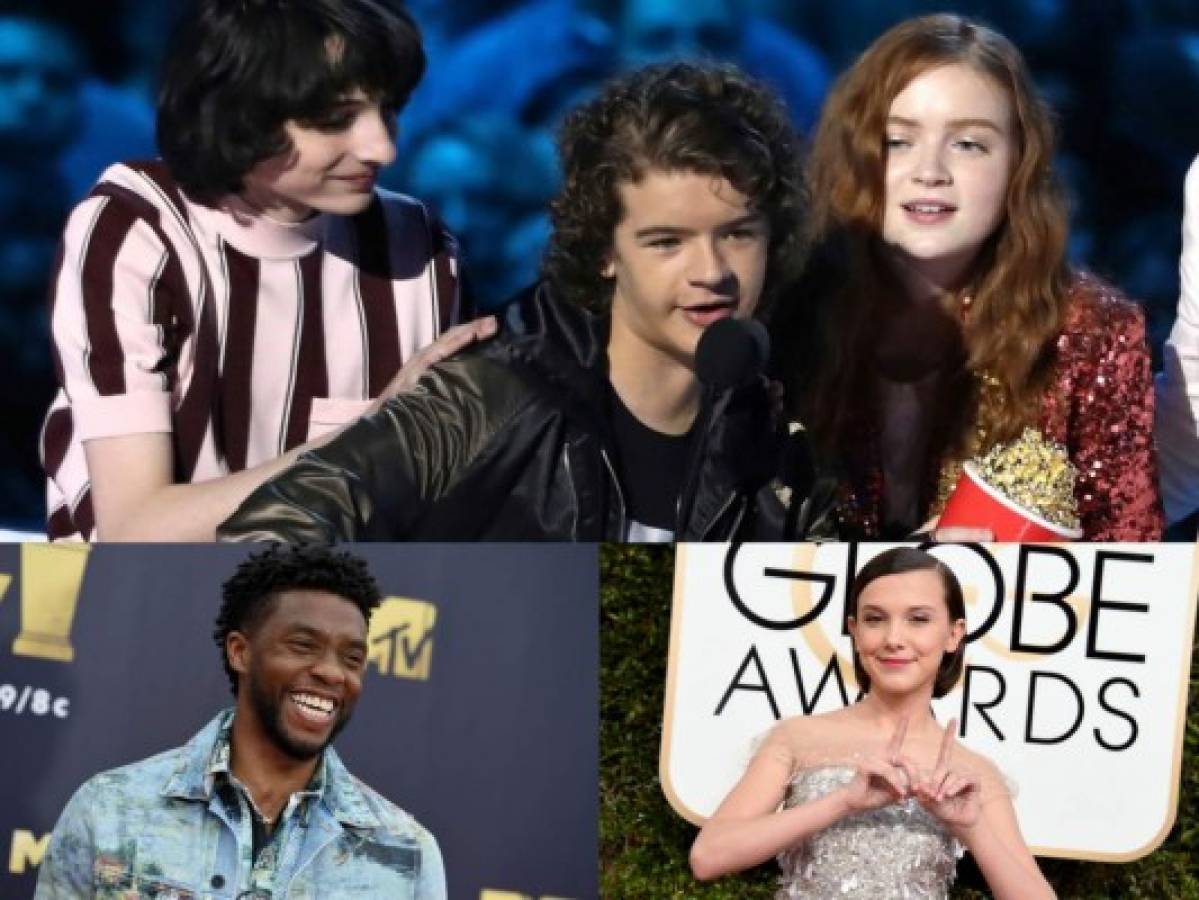 'Stranger Things' y 'Black Panther' arrasan en los MTV Movie and TV Awards
