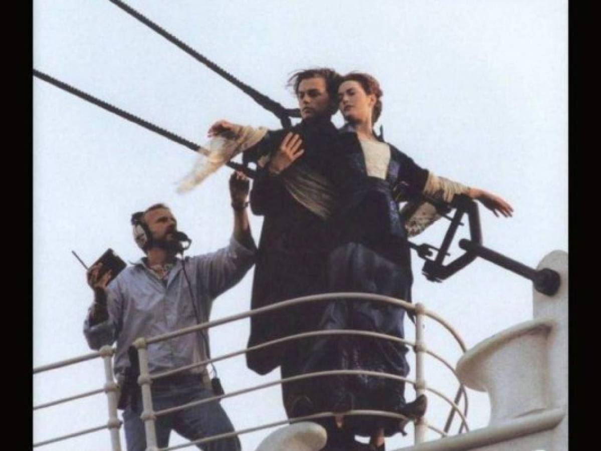 Publican fotos nunca antes vistas de la grabación de Titanic