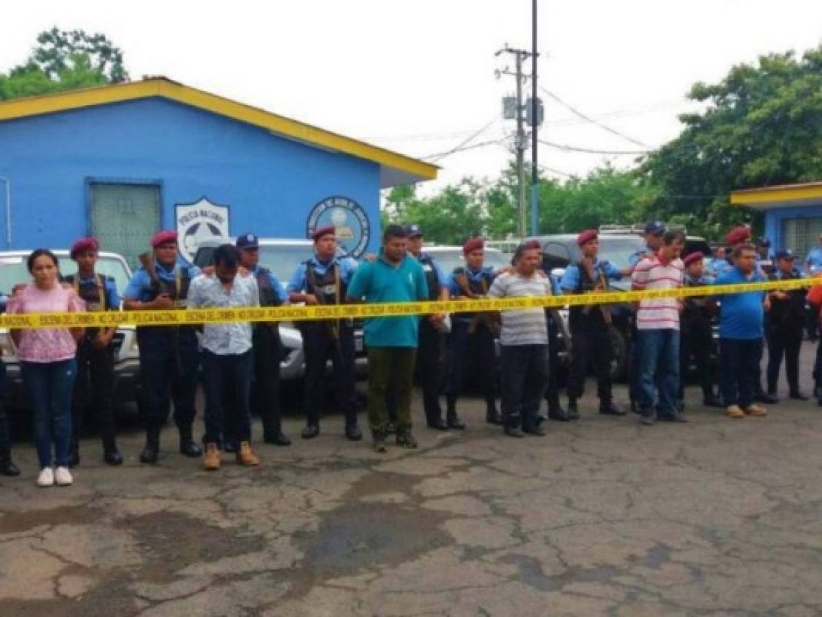 Banda criminal de mexicanos y centroamericanos es capturada en Nicaragua