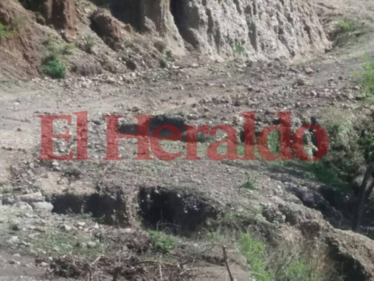 Derrumbes dejan incomunicados a pobladores de Morolica, Choluteca