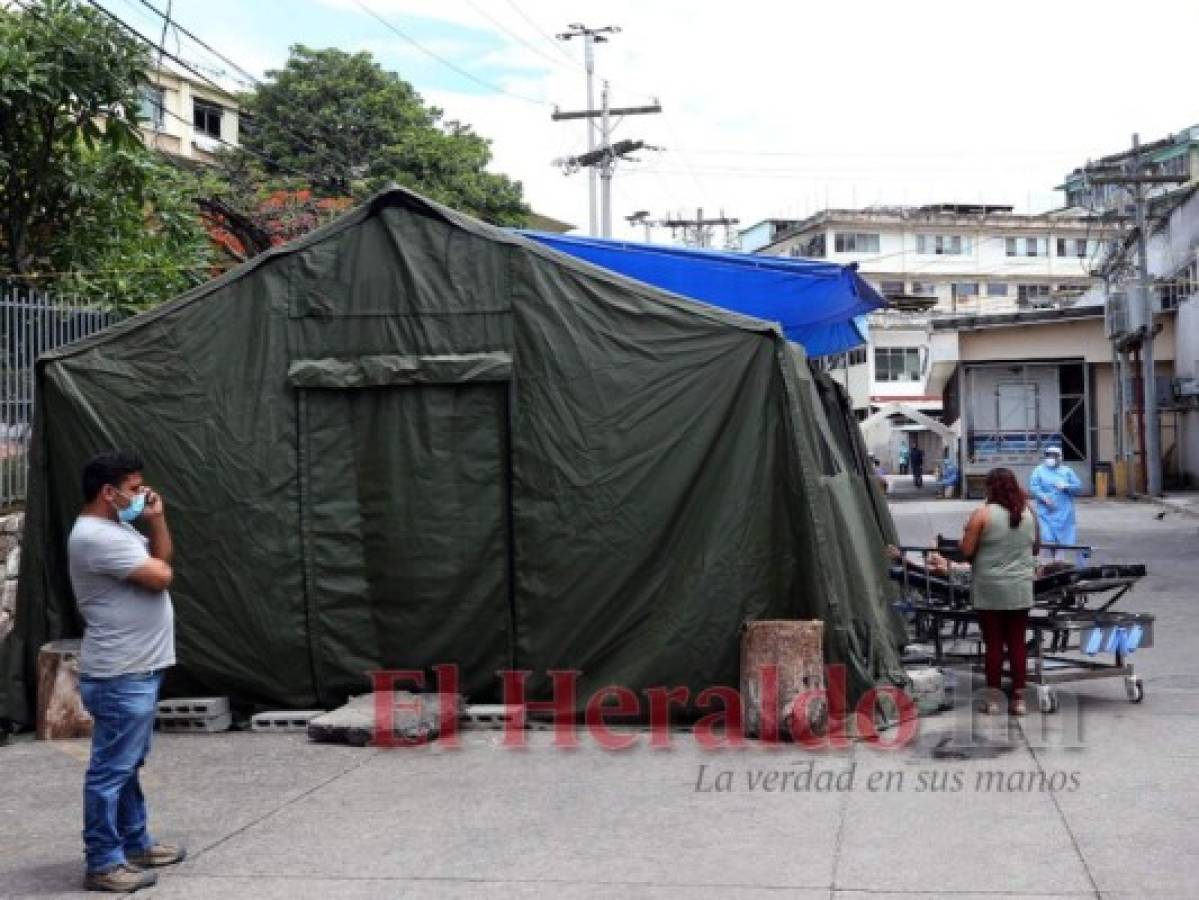 Habilitan sala del tercer piso del Hospital Escuela para pacientes covid