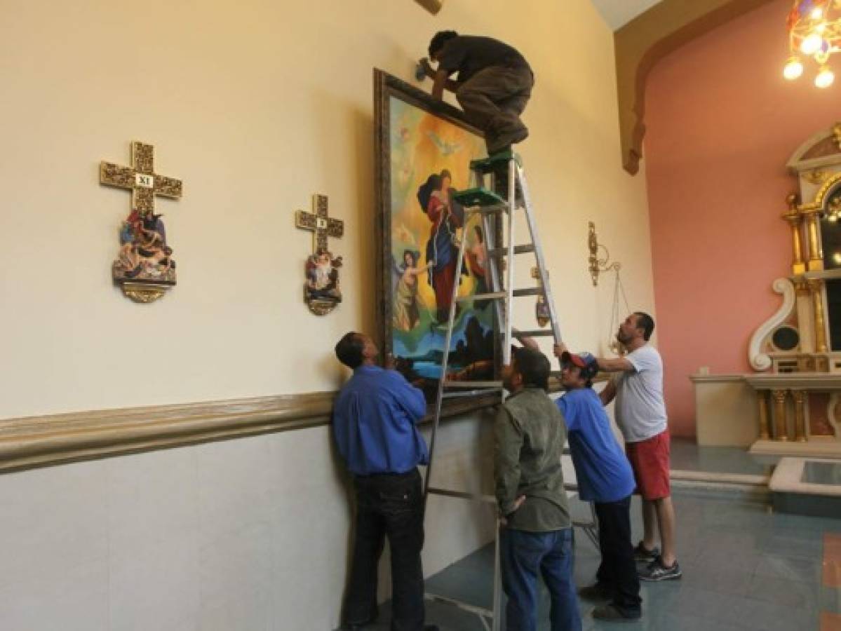 Realizan obras de embellecimiento en Basílica Menor