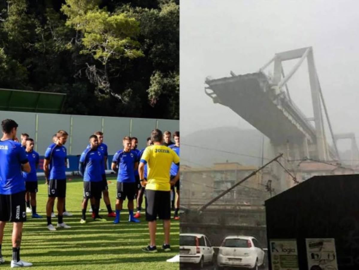 Partidos de Sampdoria y Génova, aplazados por el derrumbe del puente