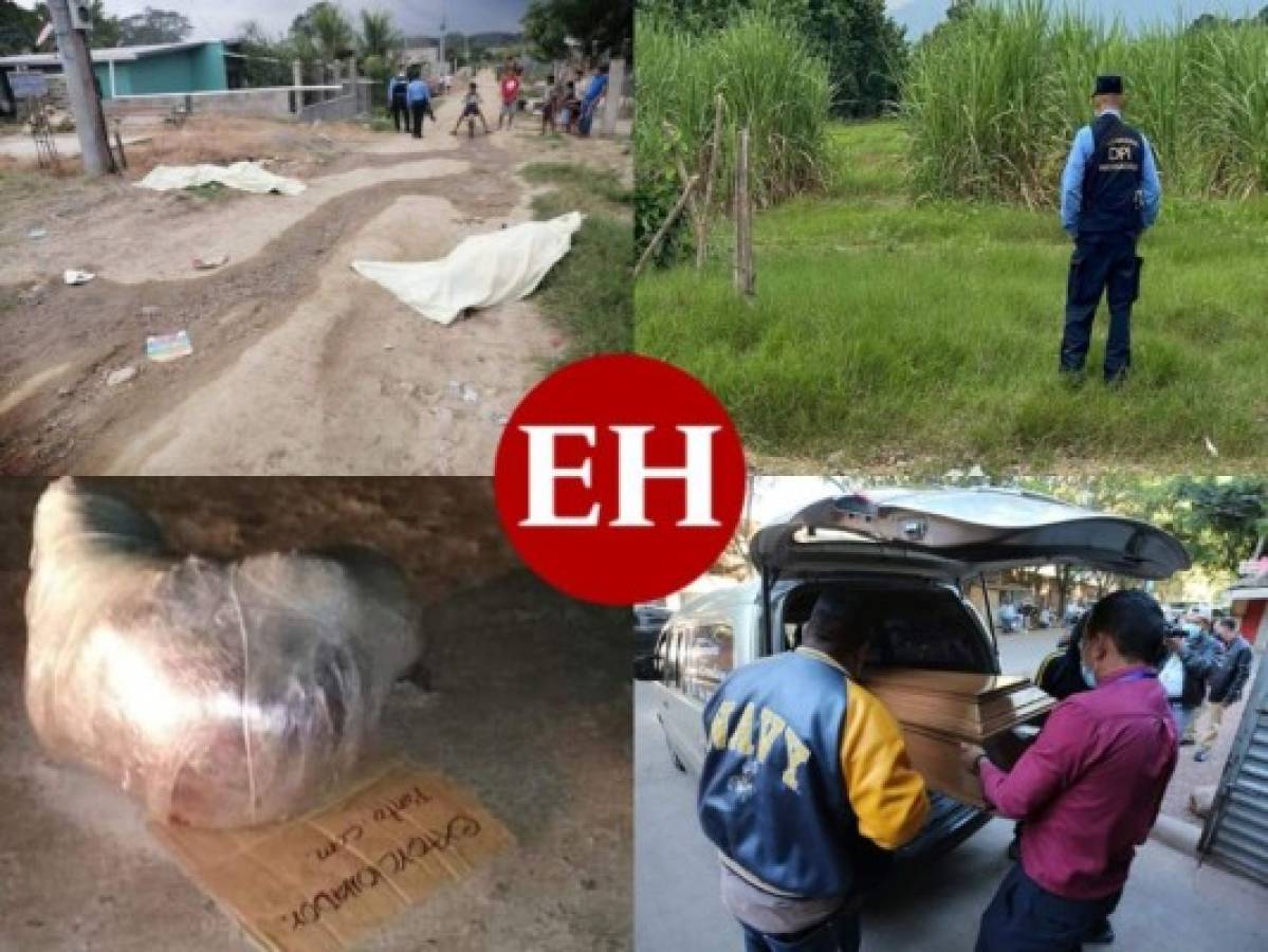 Se disparan los crímenes en 2021: masacres y encostalados enlutan a Honduras