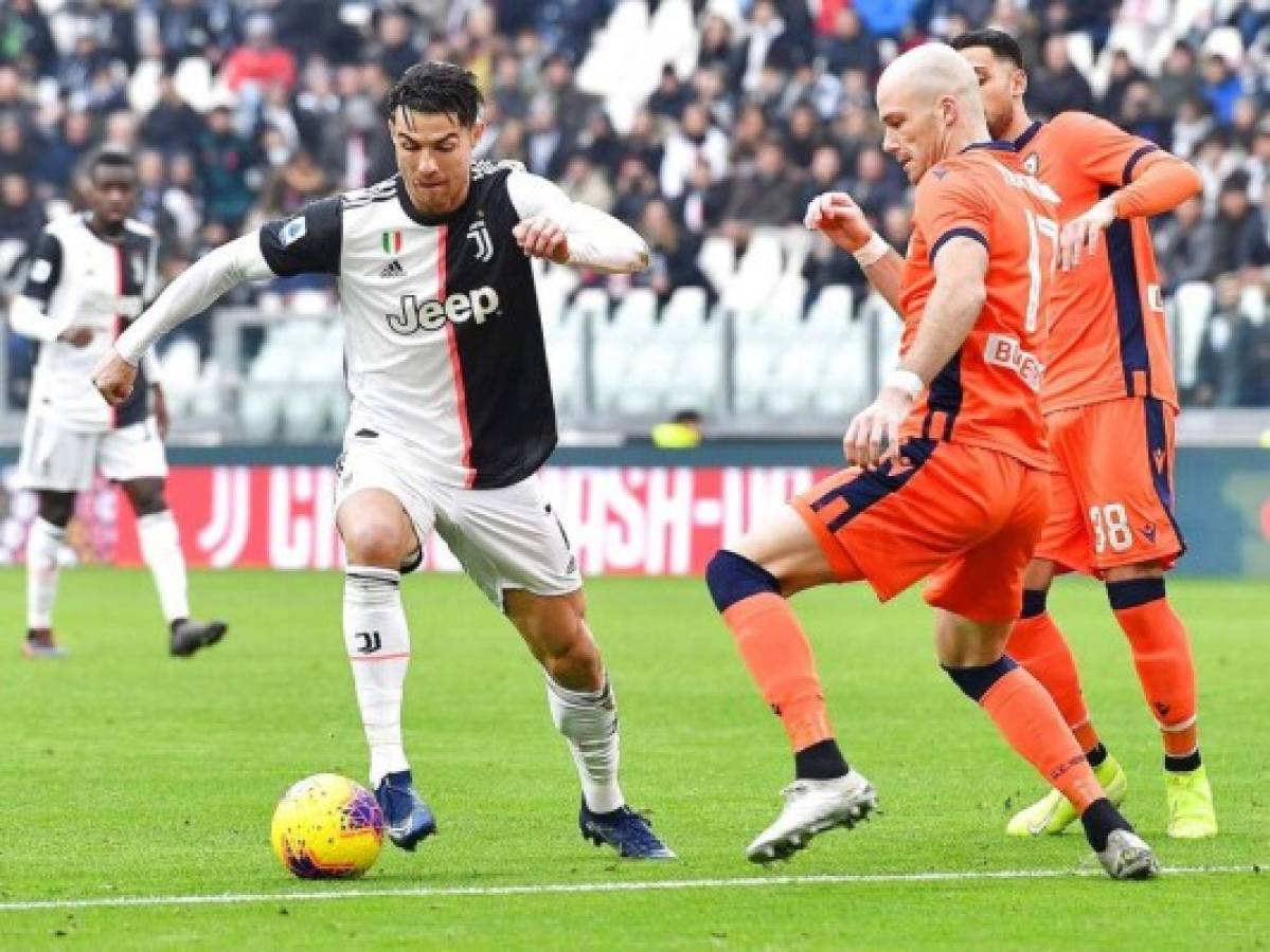 Cristiano aporta doblete en triunfo de la Juve ante Udinese
