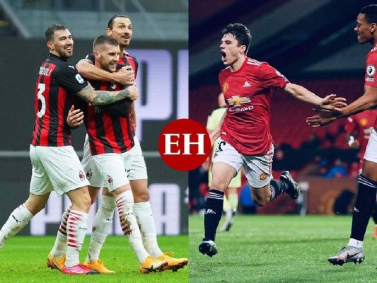 Manchester United vs. Milan en 8vos de final de Liga Europa