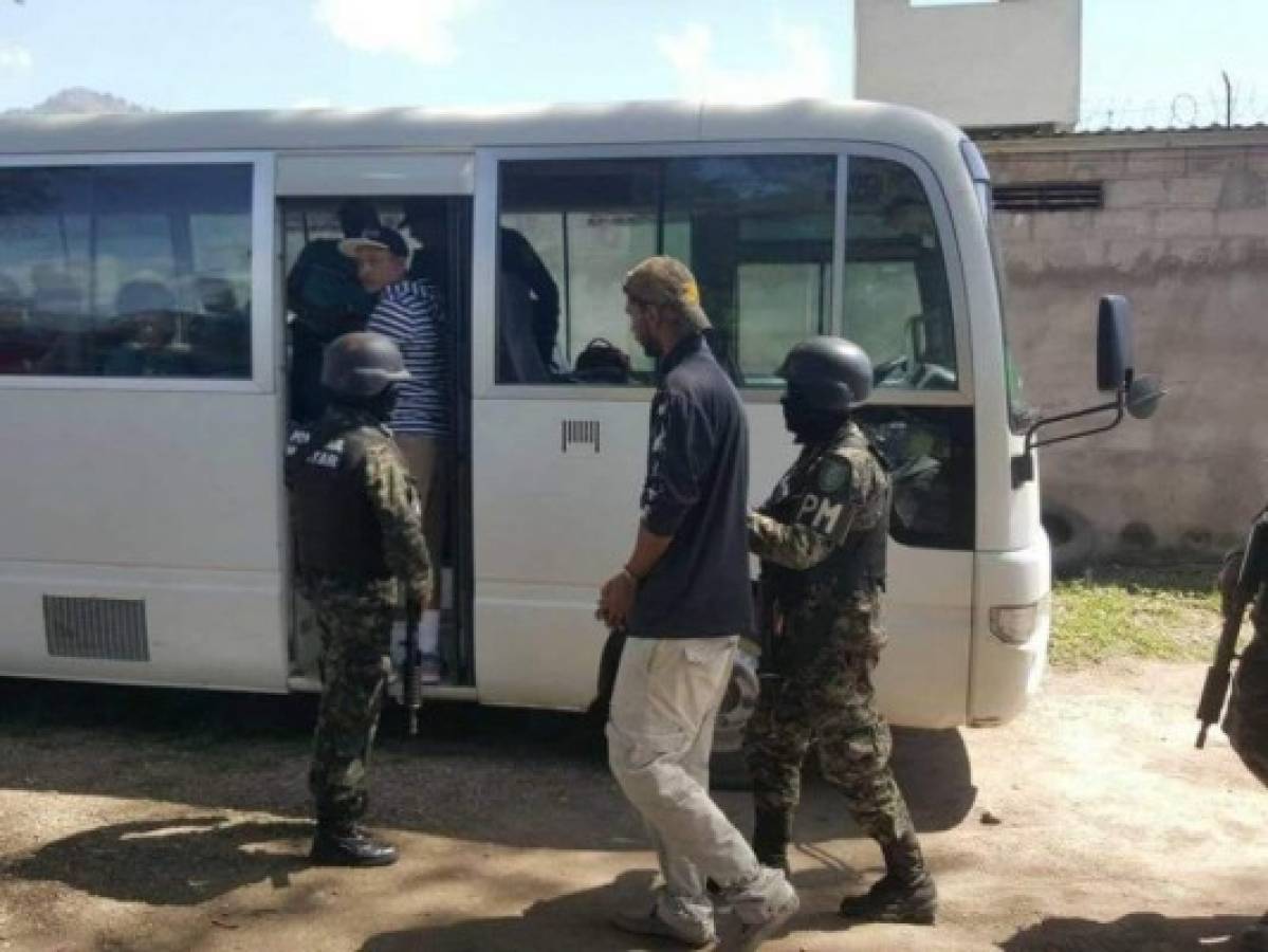 Trasladan 32 reos a cárceles de máxima seguridad en Honduras
