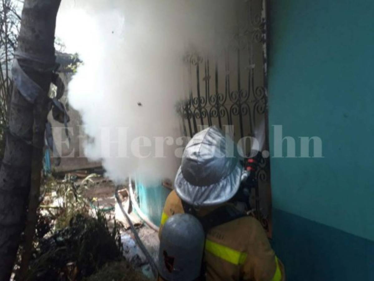 Incendio consume una vivienda en Comayagua