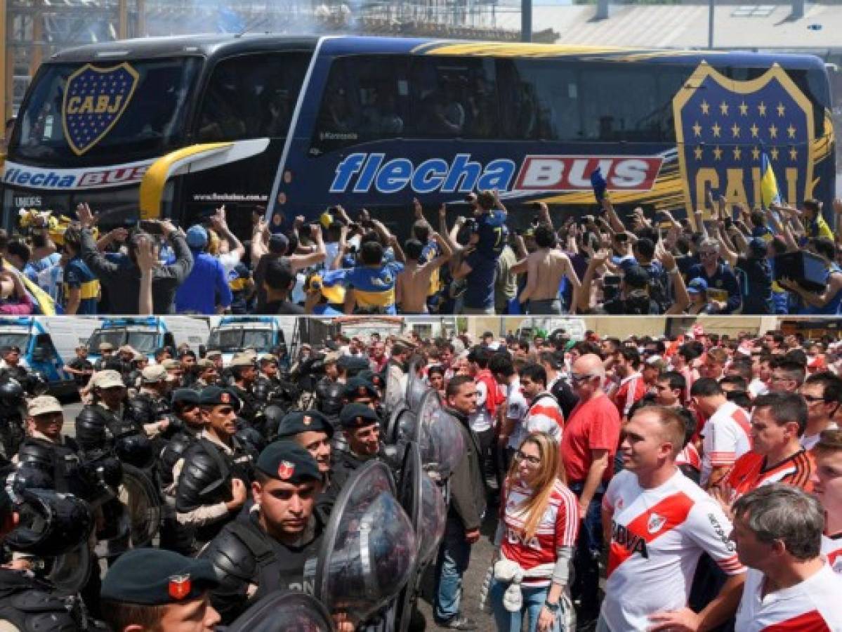 La foto de Fernando Gago dentro del autobús de Boca Juniors tras ataque por hinchas de River