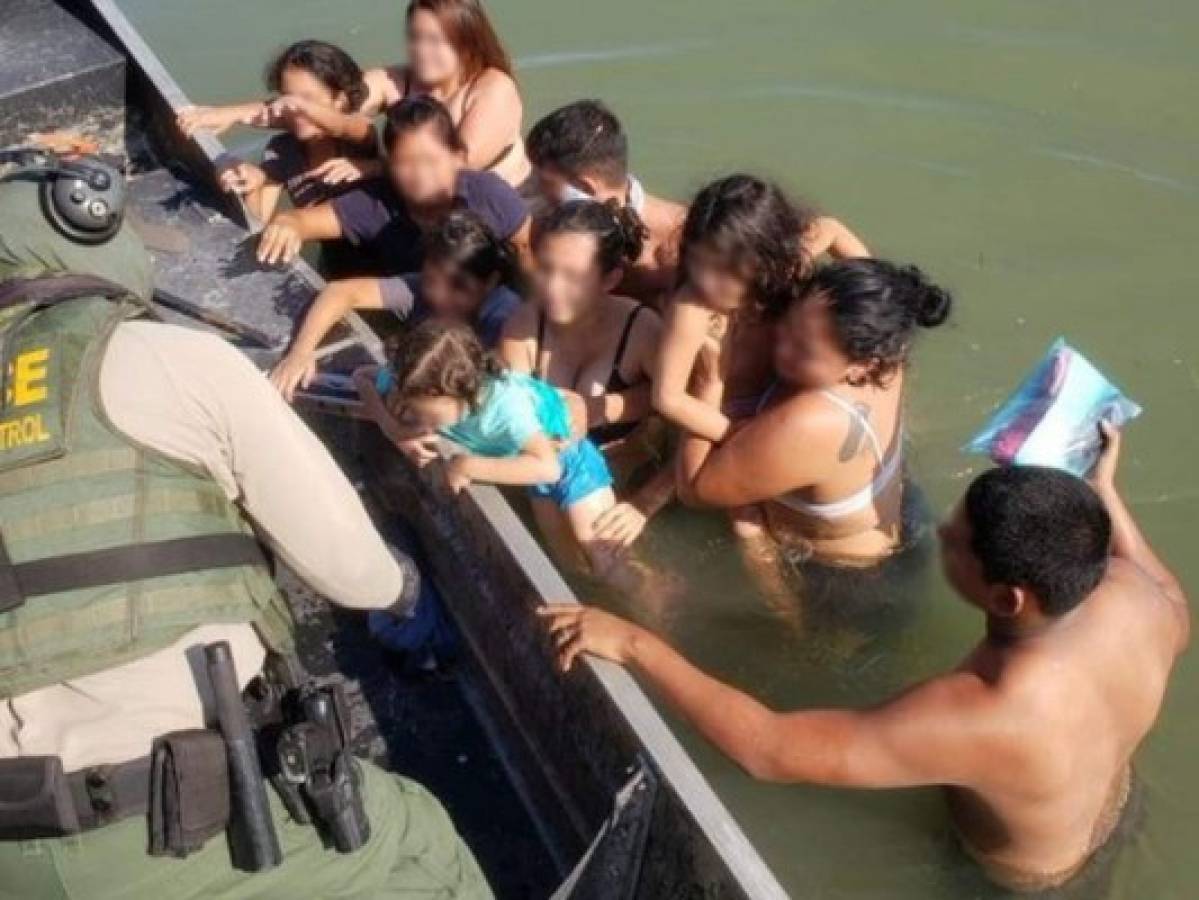 Patrulla Fronteriza rescata a 13 migrantes hondureños en Río Grande