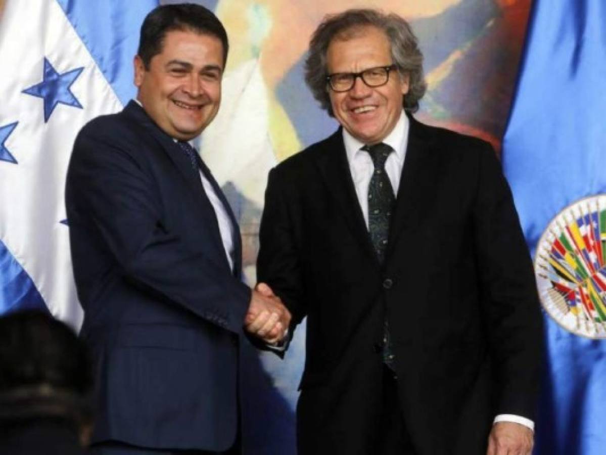 Hay mucho que trabajar con la OEA y la ONU, afirma presidente Hernández