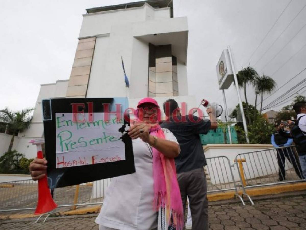 Las protestas que protagonizaron médicos y docentes a nivel nacional