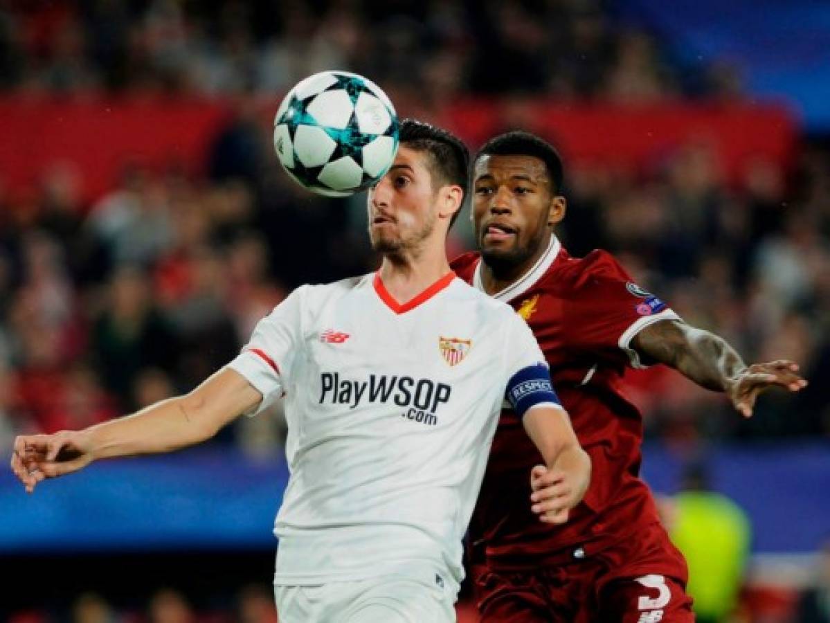 Sevilla remonta un 0-3 para arrancar un empate al Liverpool (3-3)