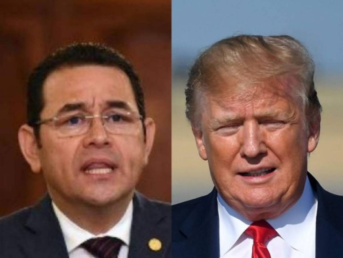 Oposición a acuerdo migratorio en Guatemala termina en suspensión de cita entre Morales y Trump  