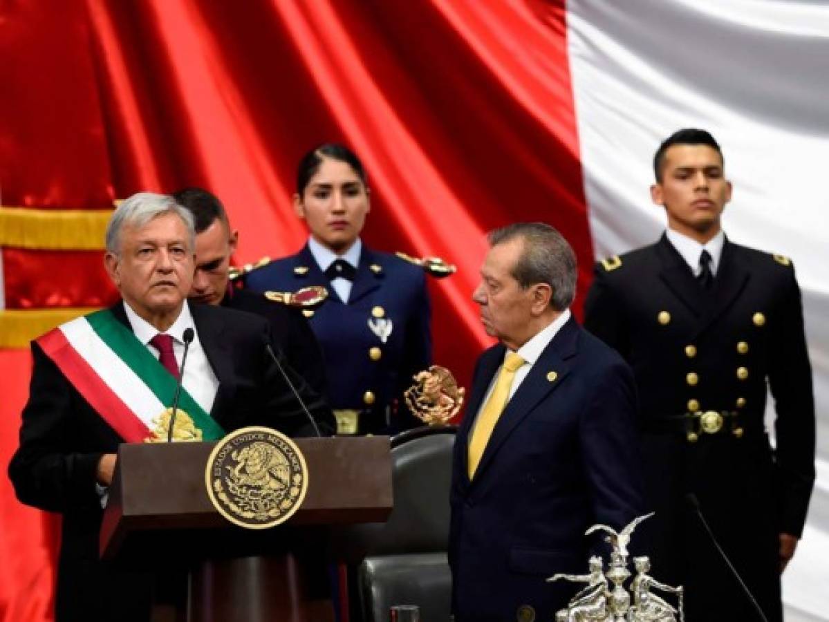 Discurso de AMLO durante toma presidencial: 'Prometo no robar'