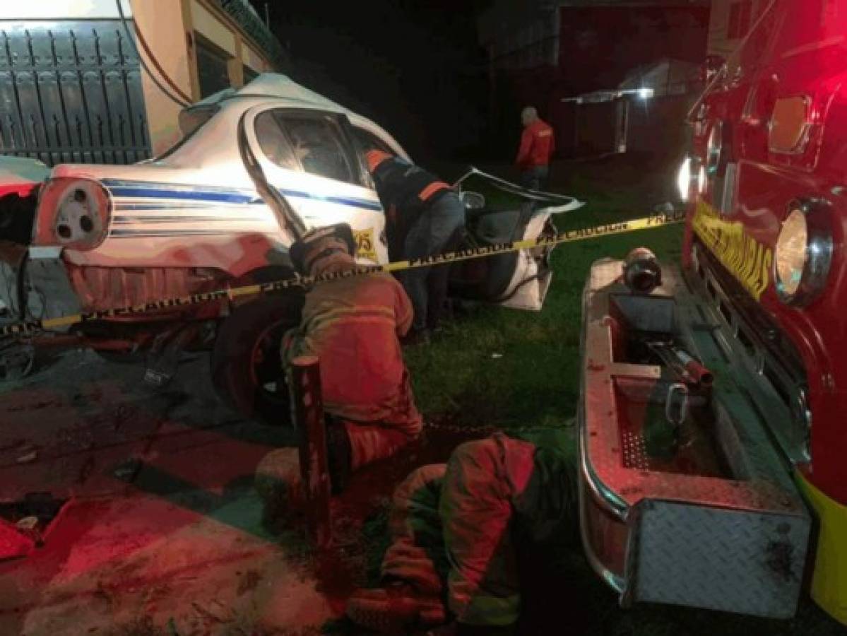 Mueren dos jóvenes en accidente de tránsito en Siguatepeque, Comayagua