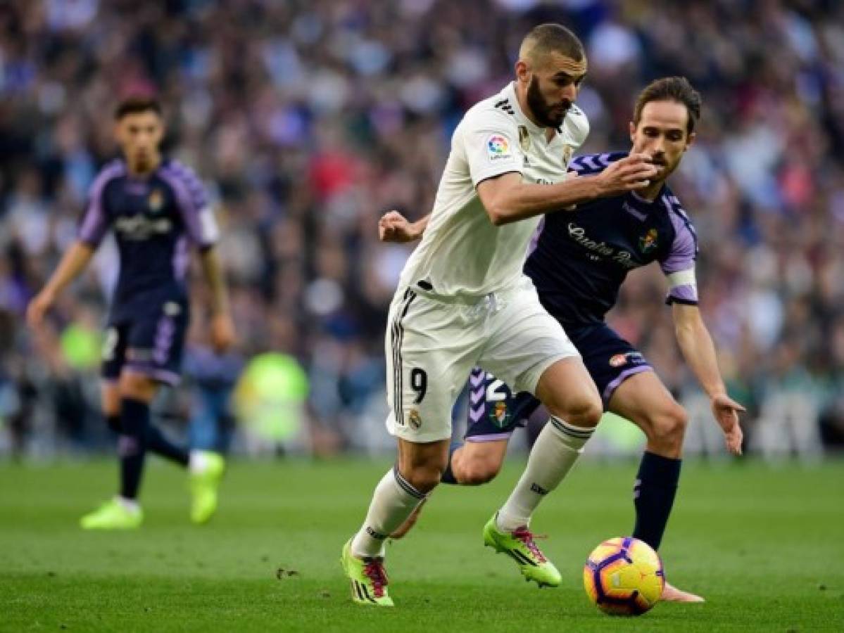 Real Madrid ganó 2-0 ante Valladolid en el Bernabéu