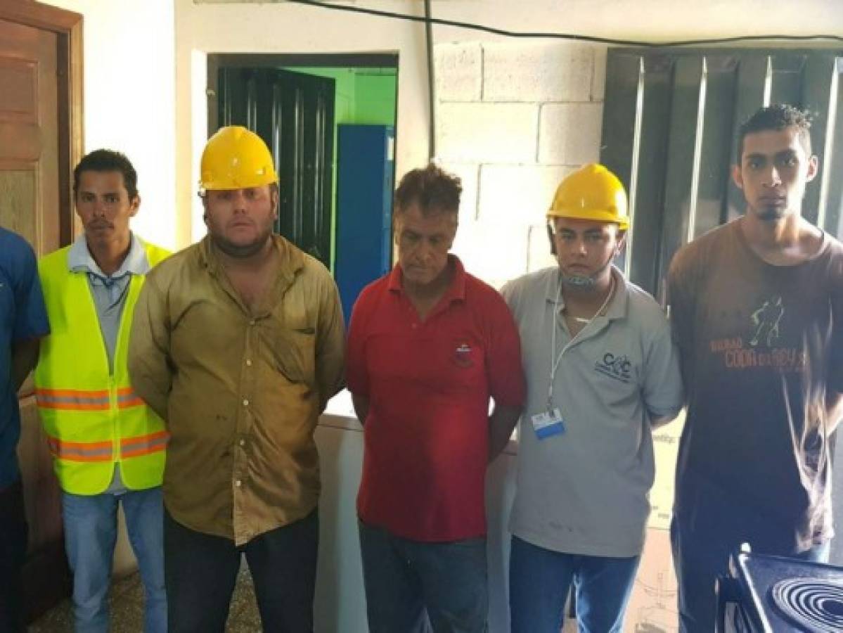 Hondureños se hacían pasar por empleados de Hondutel para robar cable de cobre en la capital