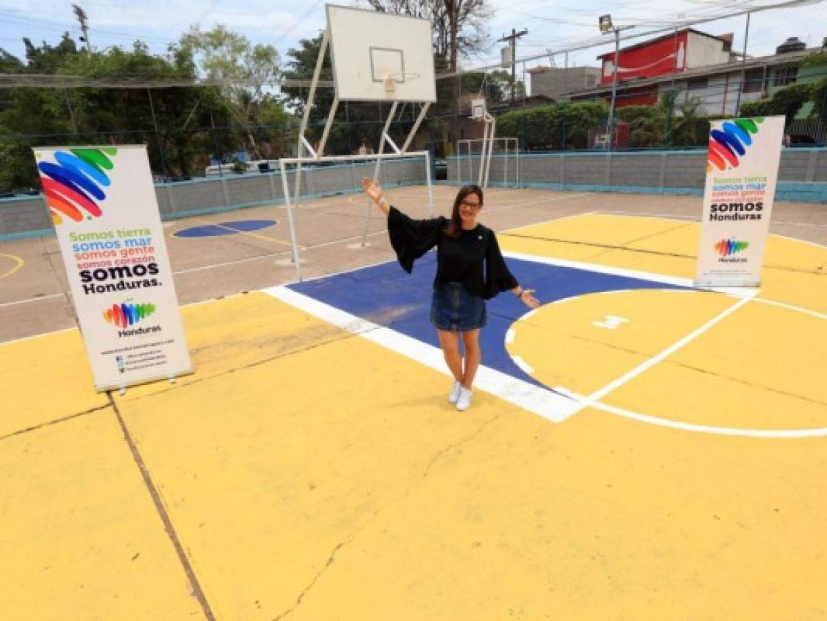 Honduras: Inicia campaña para dar color a canchas multiusos