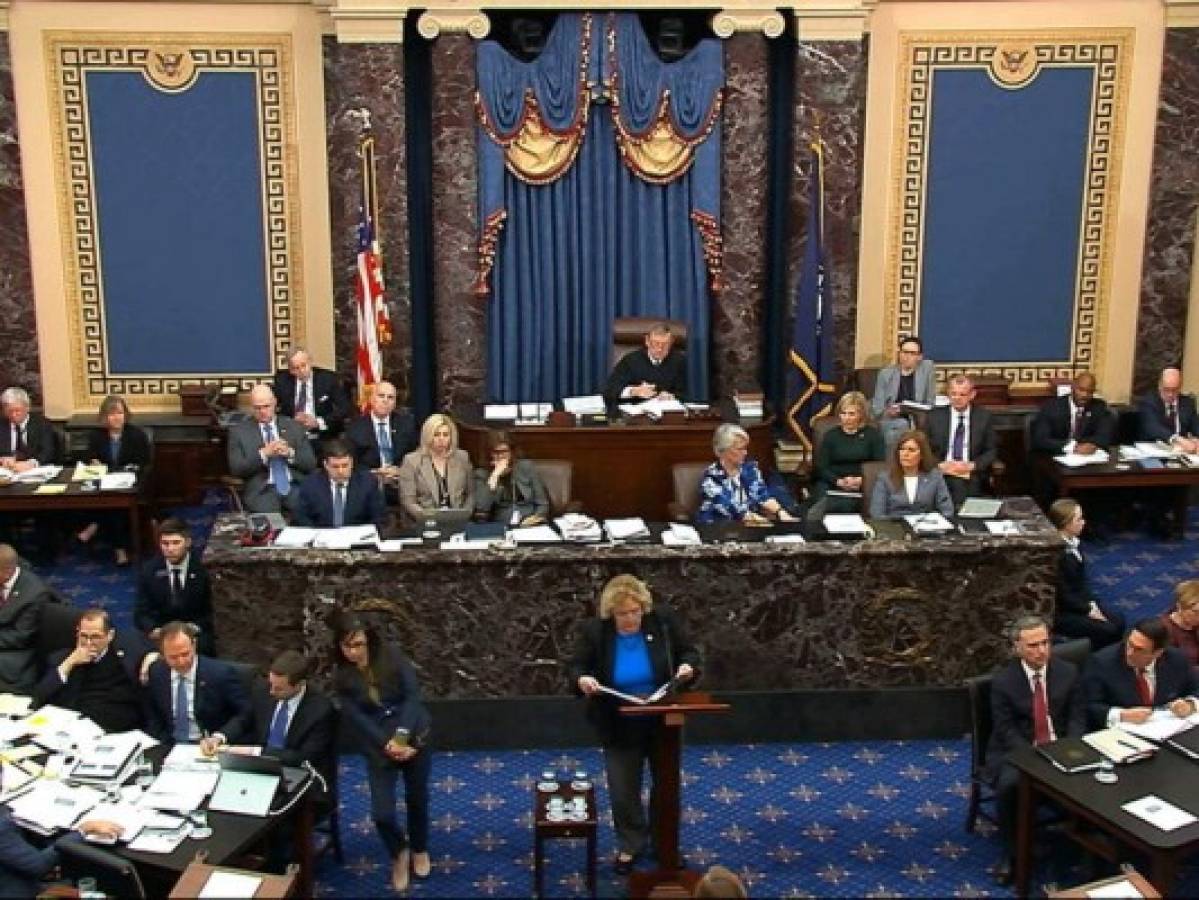 Senado aprueba reglas del juicio político a Trump