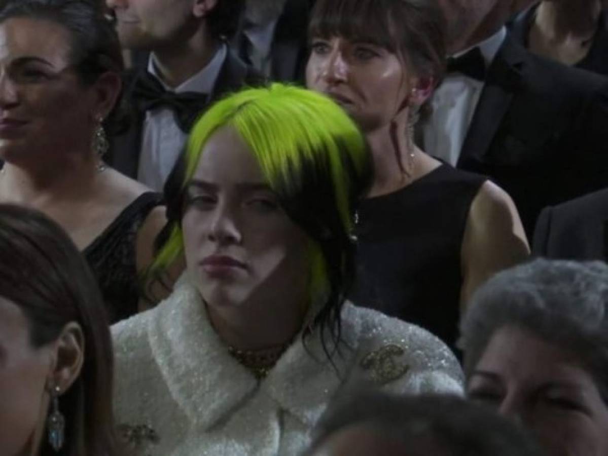 Oscar 2020: El incómodo gesto de Billie Eilish durante presentación de Eminem