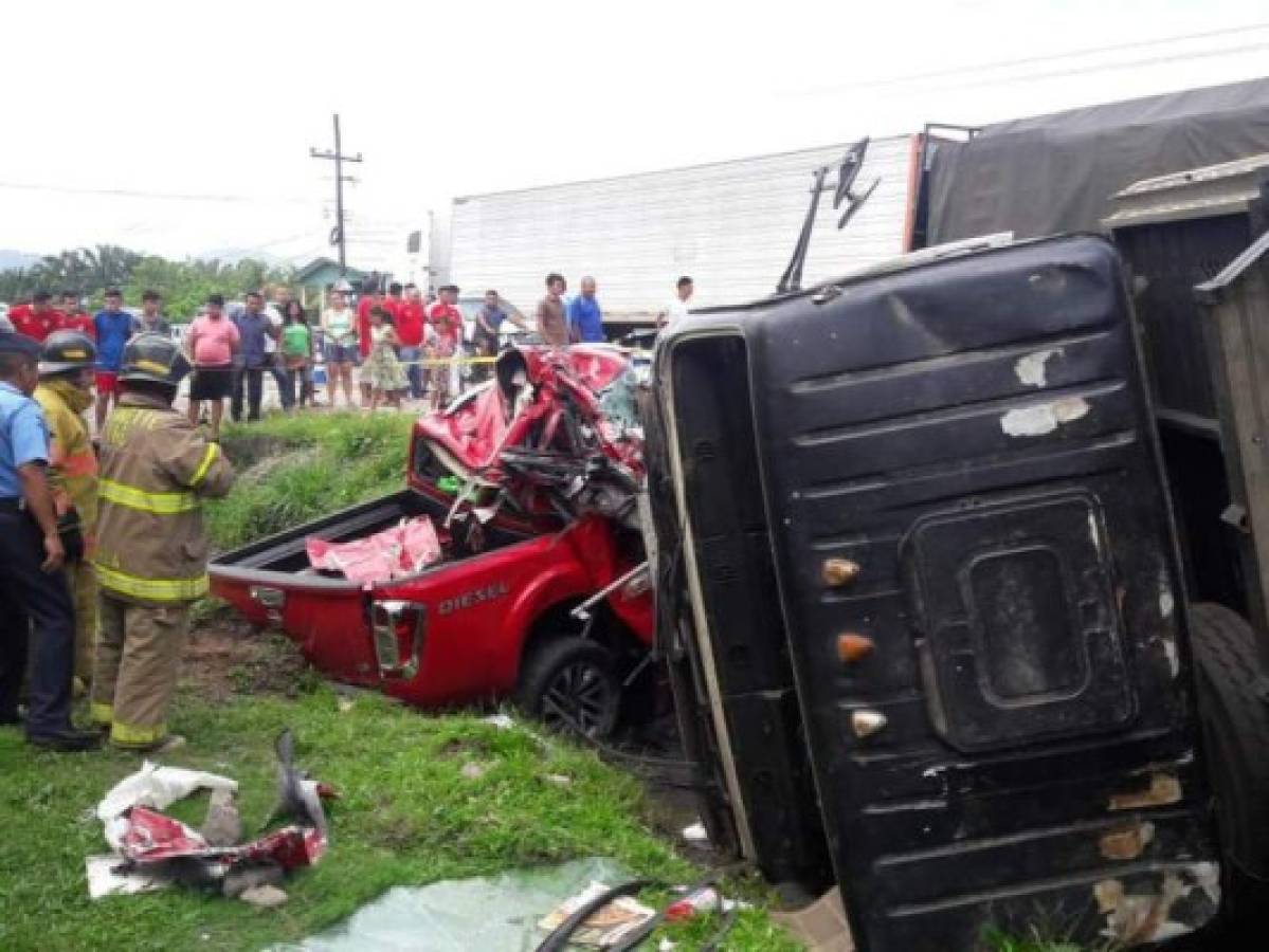 Fatal accidente en El progreso, Yoro.