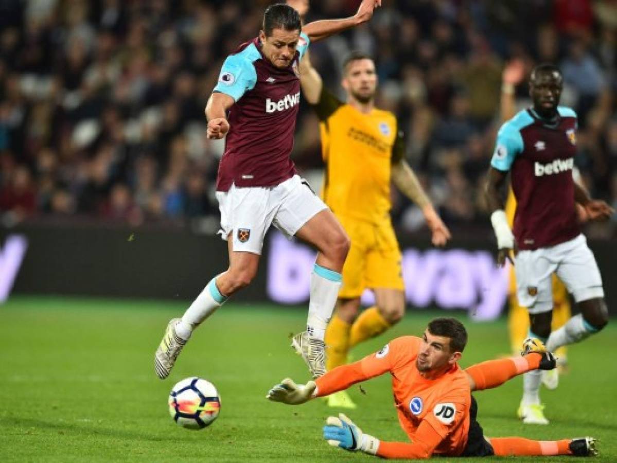 West Ham de Chicharito Hernández se complica con derrota en casa ante Brighton (3-0)  