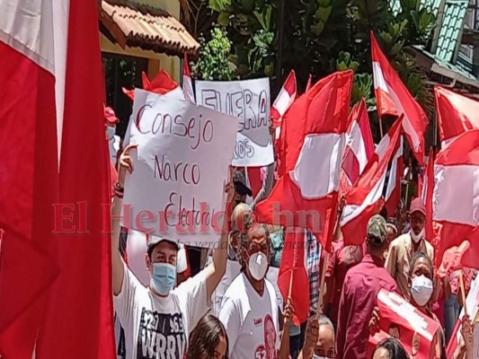 Liberales marchan para que el Consejo Nacional Electoral cuente voto por voto (Fotos)