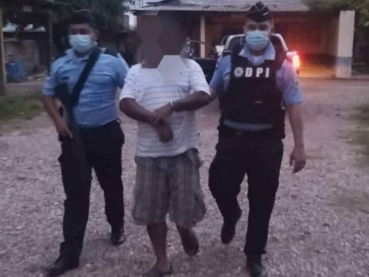 Capturan a un hombre acusado de violar a su hijastra de 10 años en Olancho