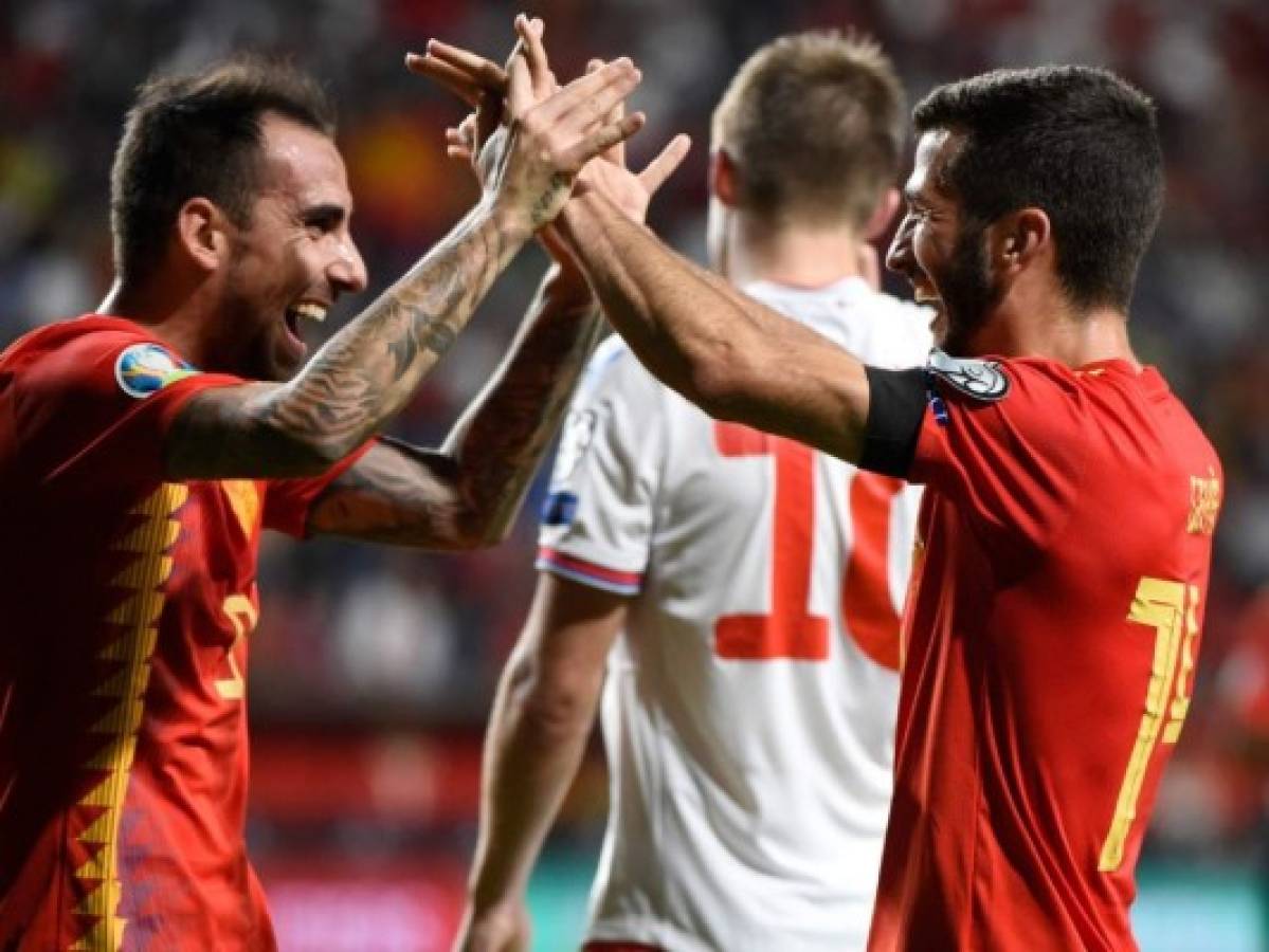 España golea 4-0 a Islas Feroe y sigue firme hacia la Eurocopa-2020  