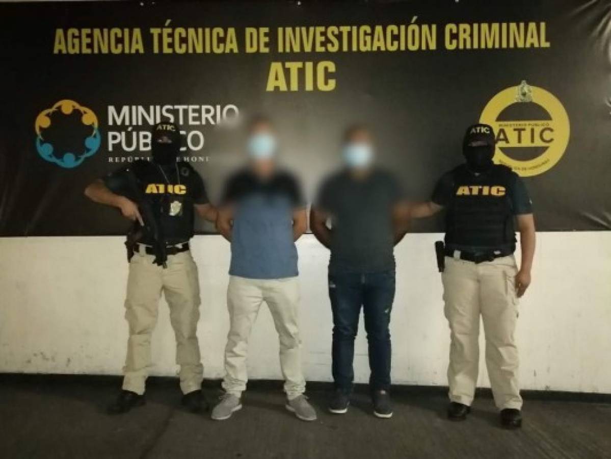 Capturan a dos hombres con más de dos millones de lempiras del narcotráfico en Támara